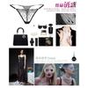 Big-name Embroidered Transparent Thong Women's Sexy Embroidered Panties with Thin Straps To Seduce Hot Girls T-pants 2153