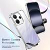 KEYSION Four-Corners Shockproof Transparent Case for Redmi Note 14 4G 5G Soft TPU+PC Clear Phone Cover for Redmi Note 14 5G