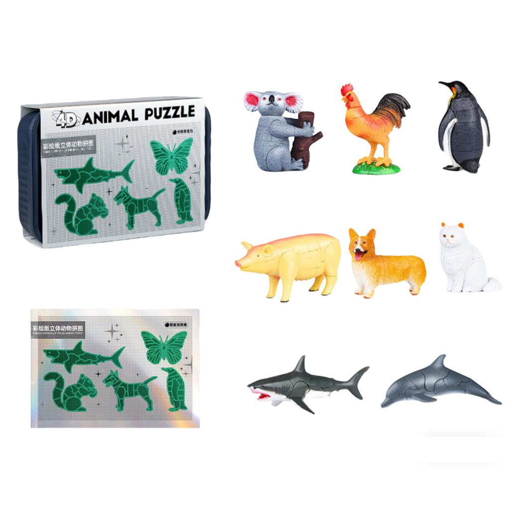 Children's 3D Puzzle, Children's Animal Assembly Toy Puzzle