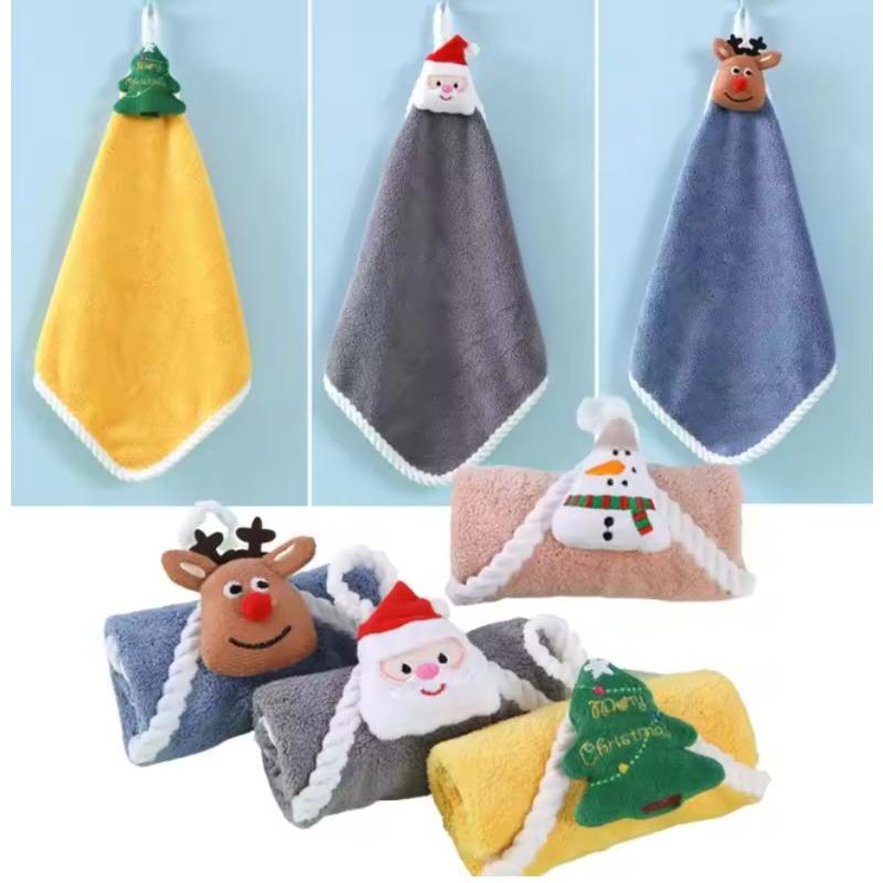 1pc Cute Hand Towels for Kids Baby Microfiber Fingertip Towels Super Absorbent Hand Towels for Infant, Suitable for Bathroom
