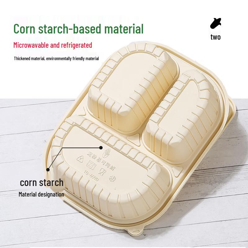 Corn Starch Disposable Lunch Box