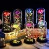 Gold Foil Rose Glass Cover Teachers' Day Gifts Creative Gifts Advanced Ornaments for Female Teachers
