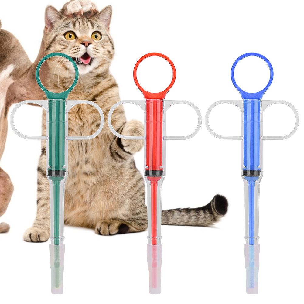 PP Sicherer Haustiermedikamenten-Spender Bequemer Griff Kapsel-Fütterwerkzeug Zubehör für Katzen und Hunde Allgemein