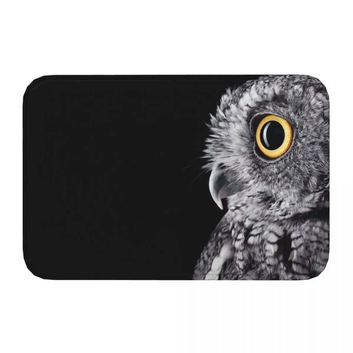 

Животные Круглый Милый Нескользящий Коврик Придверный Коврик Кухонный Коврик Фон Совы Птицы Животные Ковер для Балкона Декоративный для Входной Двери 40cmx60cm