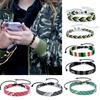 Unique Arab Inspired Cotton Wristband Adjustable Handchain Handmade Multicolor Wristchain Ornament for Trendy Outfits
