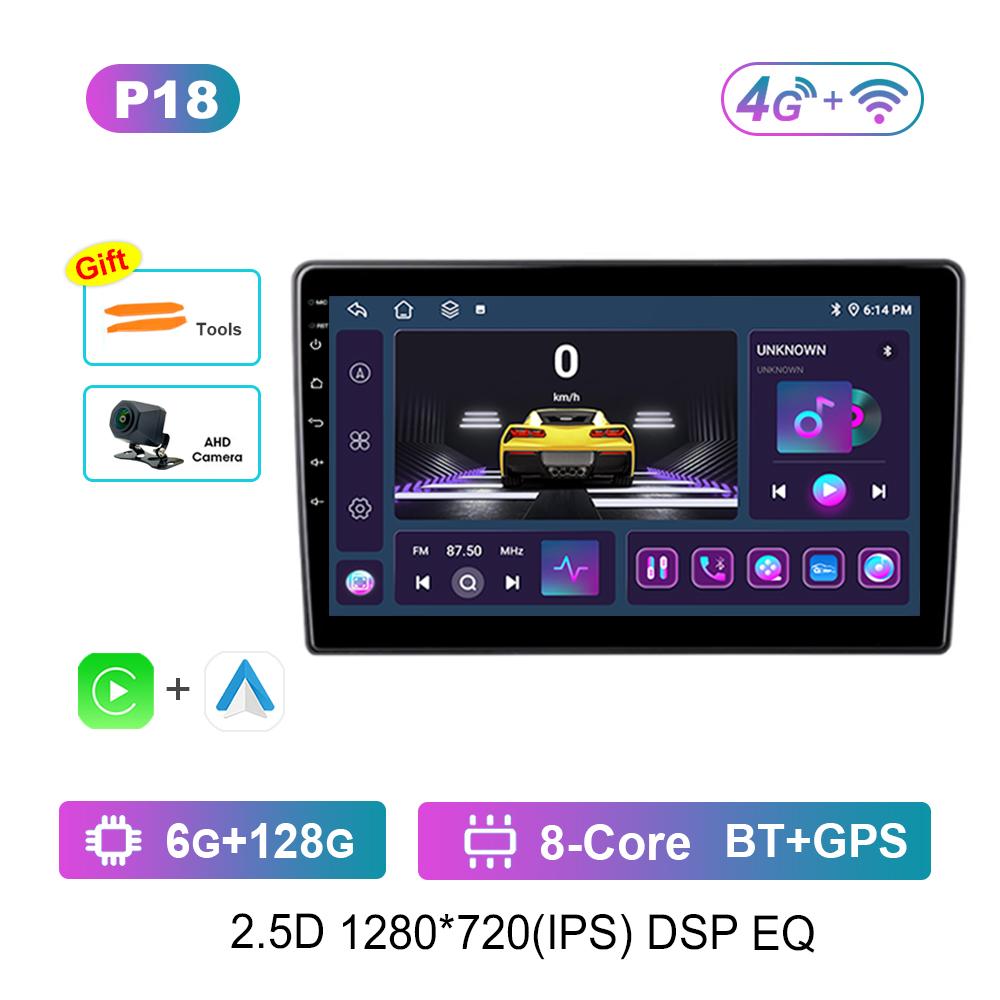 Android Intelligentes System WiFi GPS 9'' für Citroen C3-XR 2019 - 2020 Split-Screen Carplay 4G Autoradio Multimedia-Player WiFi