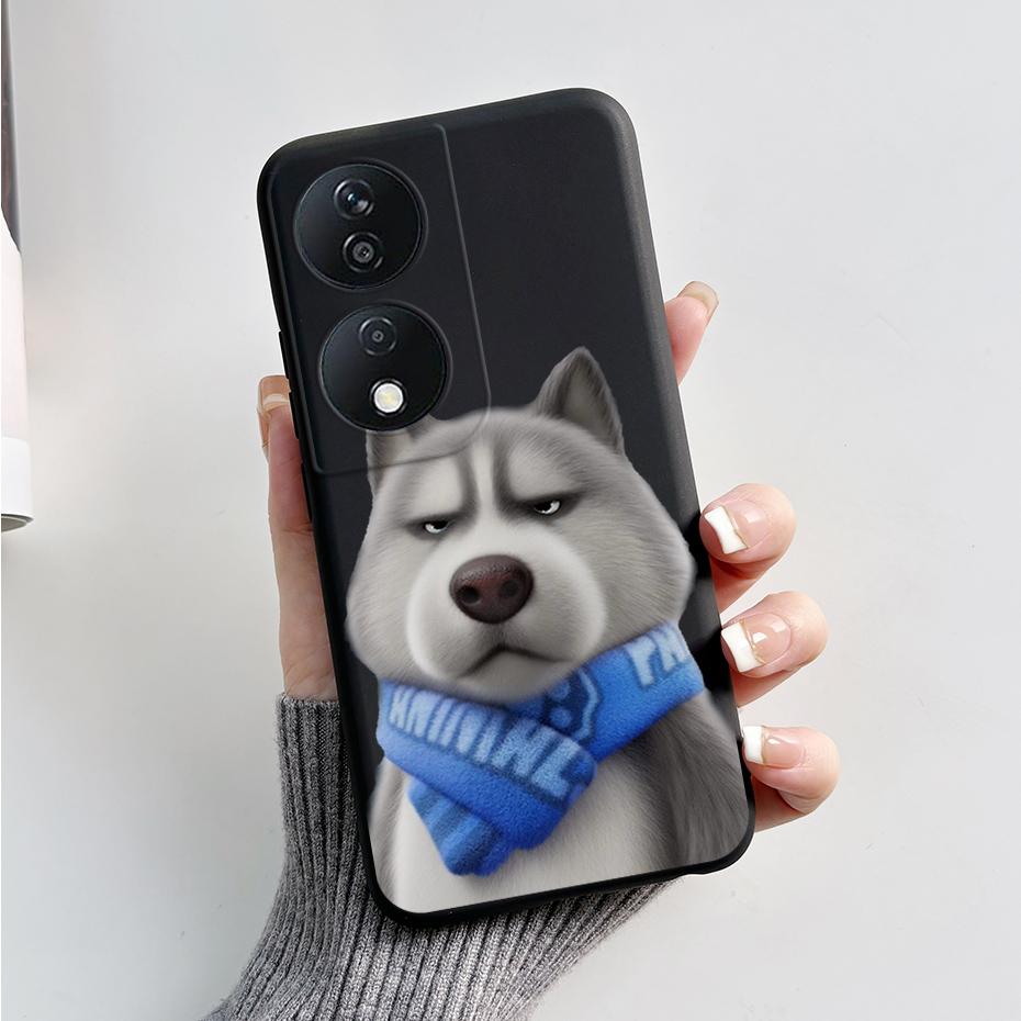 For Honor 90 Smart Case Cute Rabbit Panda Soft Silicone Back Cover For Honor 90 Smart 90Smart CLK-NX1 CLK-NX3 Phone Case Coque