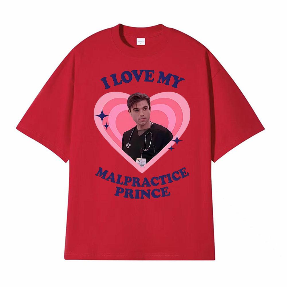 

Ilove My Malpractice Prince Dr Frank Langdon Retro Heart T Shirt Men Women Fashion Crewneck Tshirts Casual Hot Sale T Shirts S