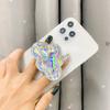 Transparent Creative Airbag Mobile Phone Holder Simple Solid Color Laser Cloud Internet Celebrity Selfie Ring Drama Chasing Artifact