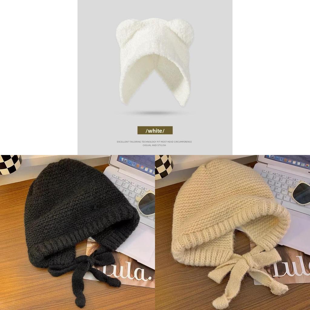 Fair Isle Wool Beanie With Foldable Design For Casual Outdoor Wear