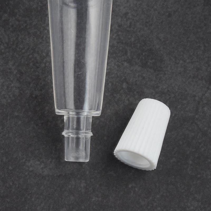 10Pcs Mini Refillable Bottles Sample Empty Bottle With Cap Powder Filling Bottle