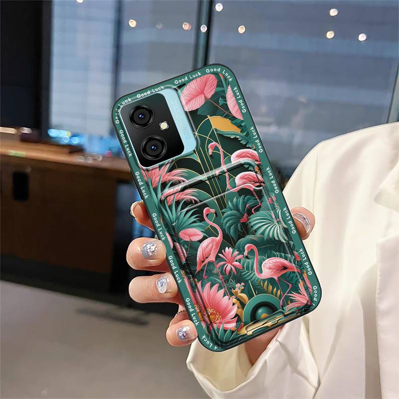 Card Slot Shockproof Phone Case For Blackview Oscal C70 Anti-knock Full Wrap Anti-dust Dirt-resistant Protective Cover