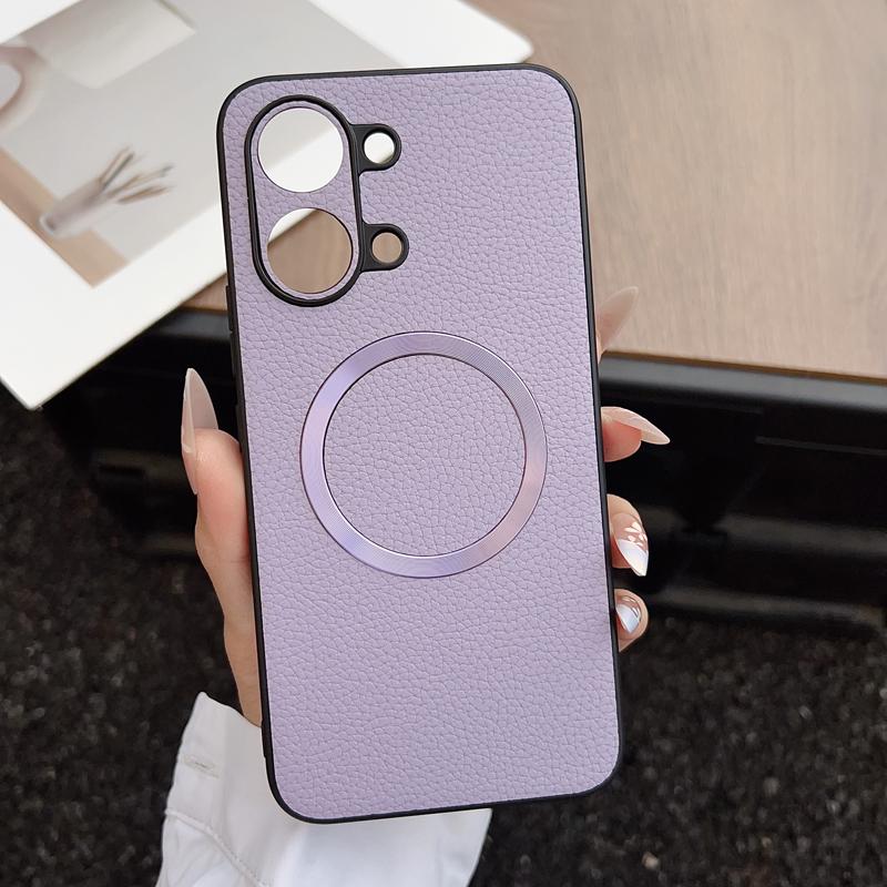 

Для POCO X8 Pro X8 Pro Max Чохол Магнітний Шкіра PU Візерунок Лічі + ПК Протиковзкий Ультратонкий Чохол для Poco X 8 Pro Poco X8 Pro