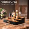 with Drawers Makeup Organizer Wooden Cosmetic Display Box Elegant Storage Showcase  Tabletop