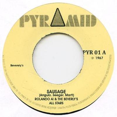 7-Zoll Schallplatte ROLAND ALPHONSO - Sausage / Soul Finger PYR01 Pyramid UK/Beve 1967 UK Reggae, Ska & Dub Gebraucht