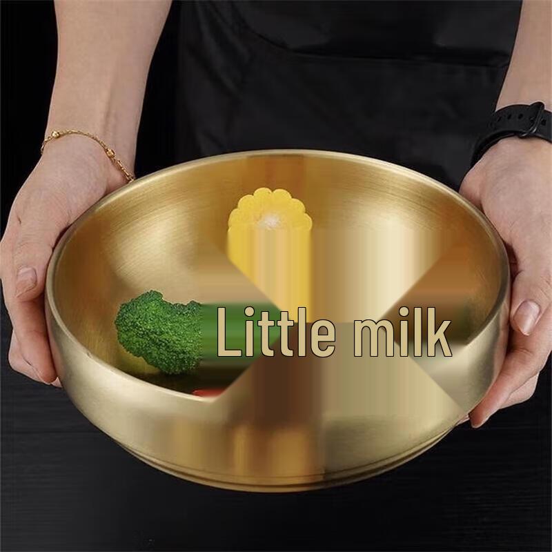 Huihuang Stainless Steel Double-Layer Serving Bowl