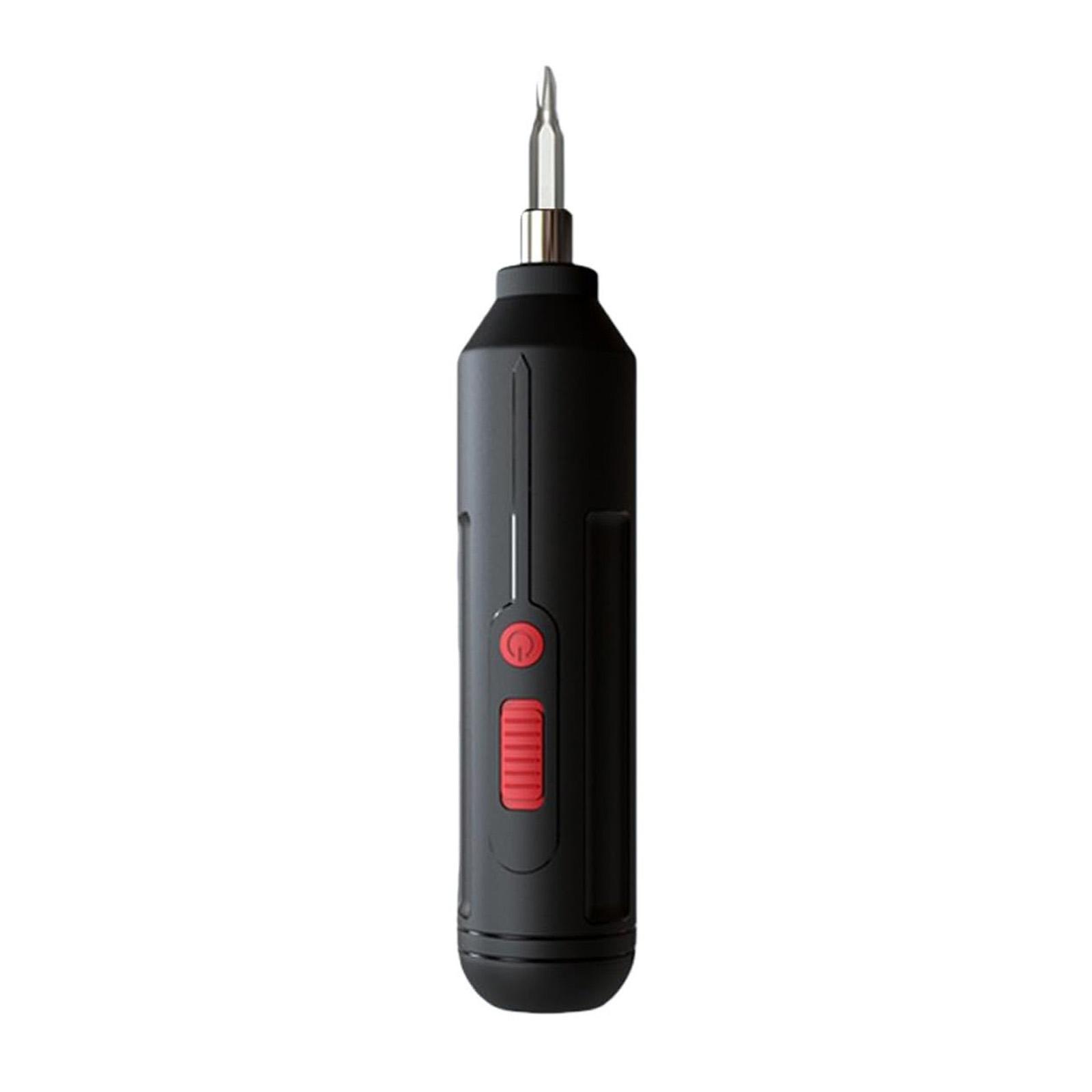 

Portable Electric Screwdriver Set with 15 Pieces Including Various Bits and Rechargeable Battery for Home and Professional Use One Size