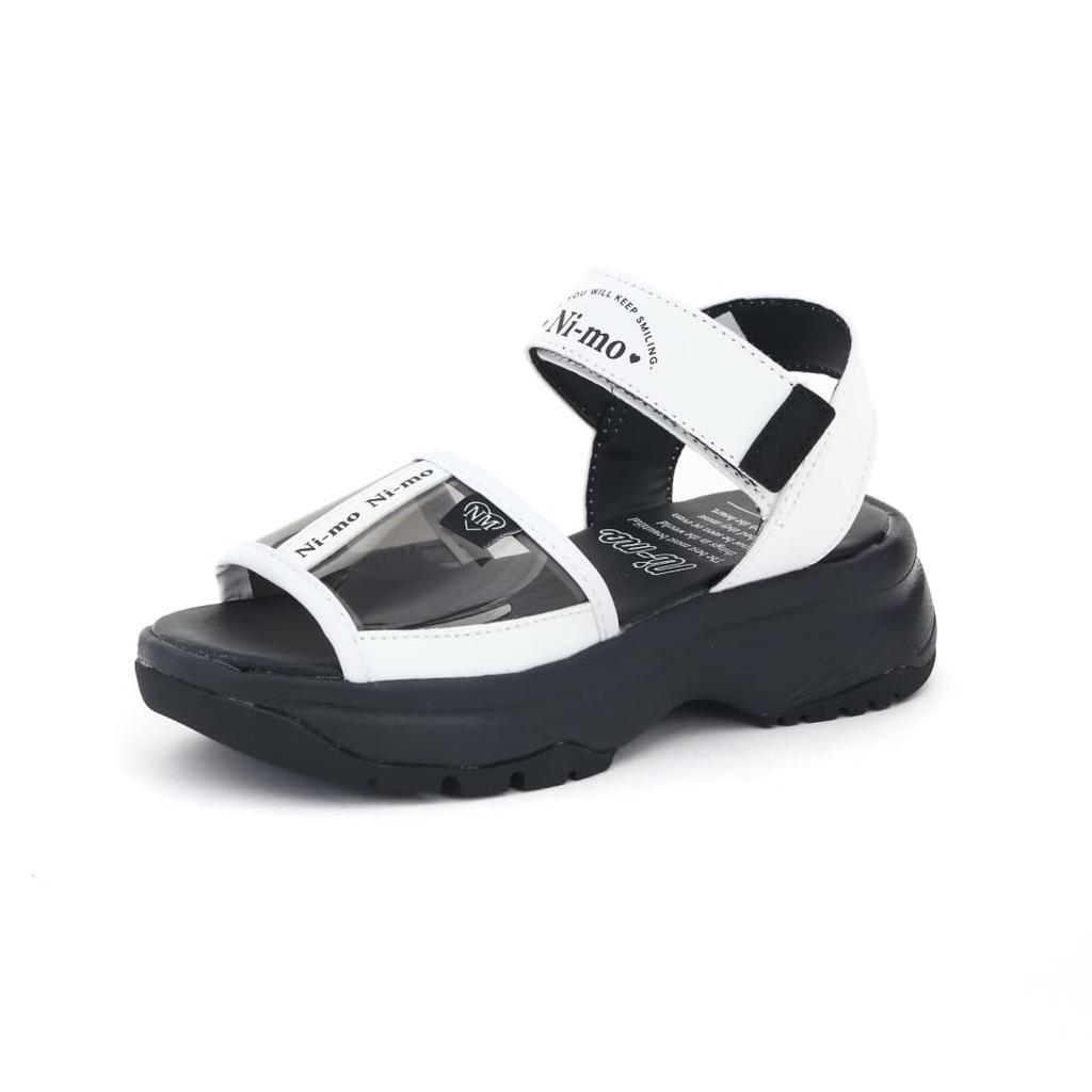 Sandalen NM J131 Mädchen cm 2E [Moonstar] Weiß/Schwarz 22.0