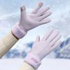 Thick Women Winter Gloves Touchscreen Driving Gloves Fashion Plush Gloves  Outdoor