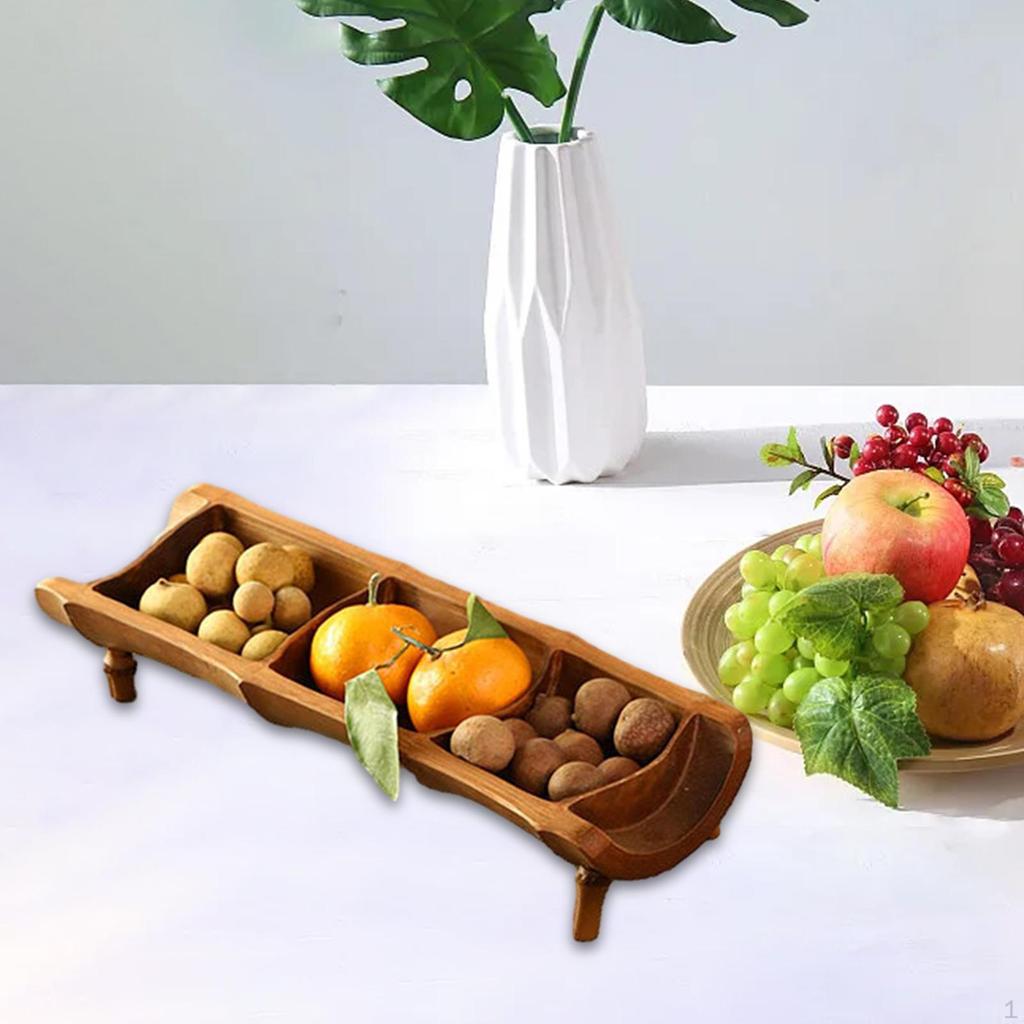 Bambus-Trockenfrchte-Tablett fr Lebensmittel, kreative Frchte,  Bonbonniere, Snacks, Nsse  zu niedrigen Preisen im Onlineshop Joom kaufen
