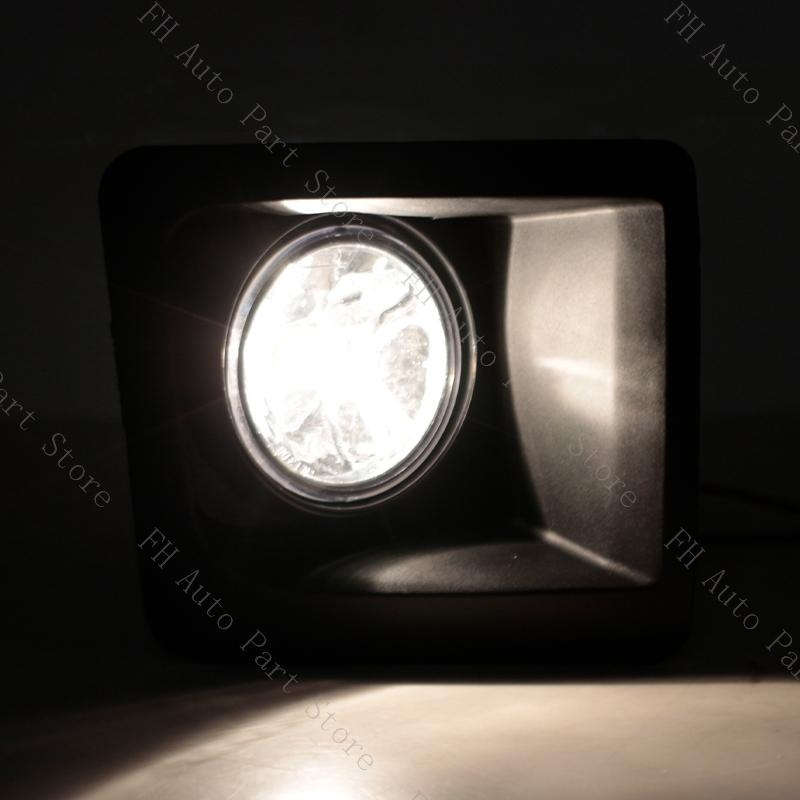 2PCS Foglamp Foglight For GMC Sierra 1500 2014 2015 Front Bumper Fog Light Lamp