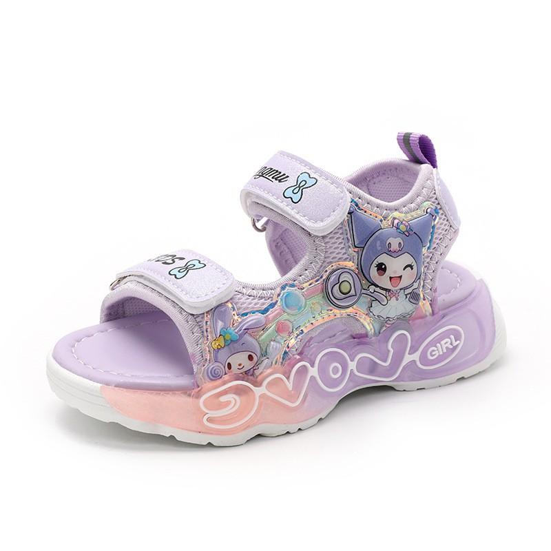 Girls Soft Sole Sandals 2026 Breathable Closed-Toe Slippers Kids Toddler Fashion Beach Shoes