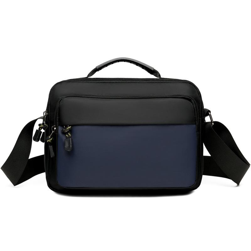 

Мужская деловая повседневная сумка кроссбоди с несколькими отделениями 2025 - Портативный рюкзак для ежедневного ношения синий
