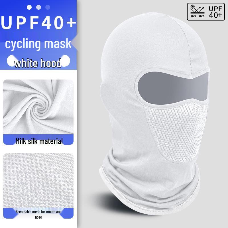 Herren Eis-Seide Vollgesichts-Motorrad-Sportmaske - Winddicht & Sonnenschutz Halsbekleidung