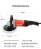 International Car Polishing & Waxing Machine Set with European/British Standards