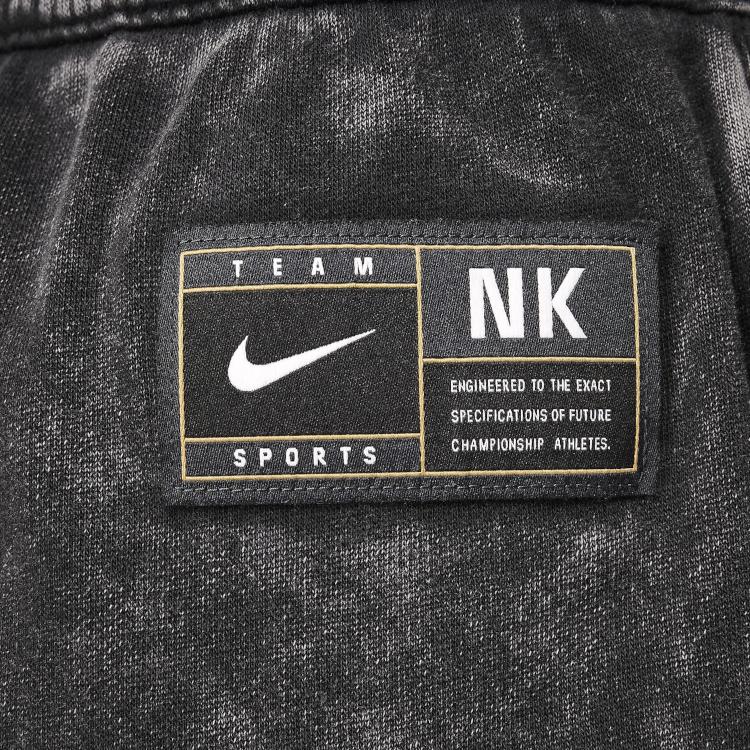 Nike Knitted Sports Pants Culture Tie-Dye Comfortable Soft Casual Kids Bottoms Black Dark-Gray FZ5264-010