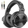 OneOdio Pro 10 Over-Ear Headphones, Wired, Bass-Boosted, 50mm Drivers, 6.35 & 3.5mm Jacks, DJ Monitor Headphones, Recording, Mixing, Studio