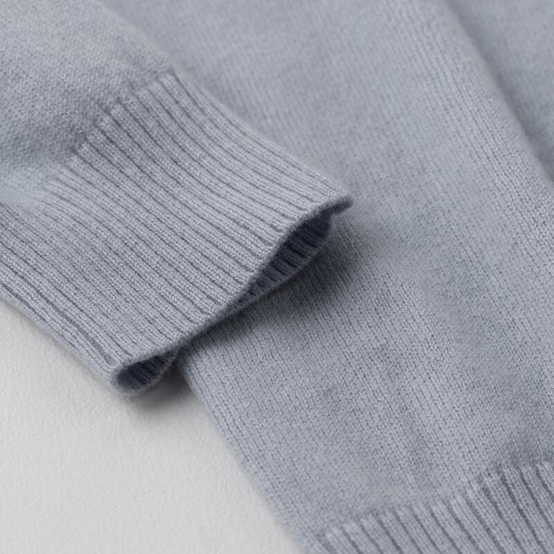 Sinuofude Men's V-Neck Wool & Cashmere Sweater