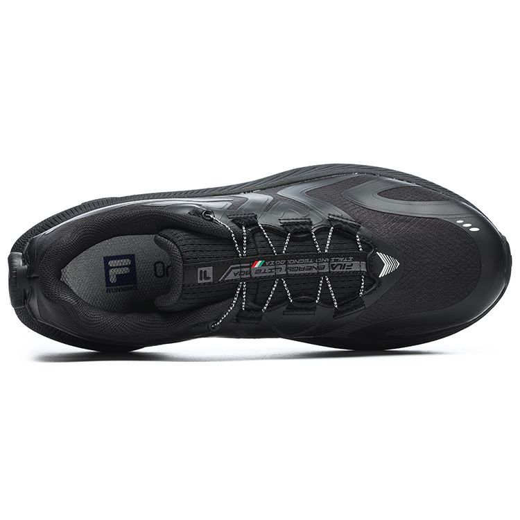 Fila Athletics Energy Comfortable Breathable Low-Top Running Shoes Women Sneakers Black A12W241110FBK