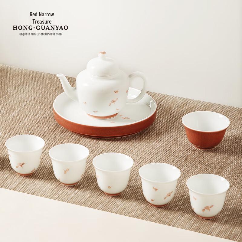 Hongguanyao Xiaoman 9-Piece Ceramic Tea Set