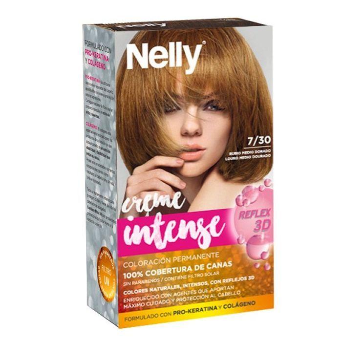 

Тинт Nelly Creme Intense 7/30 Средний золотистый блондин