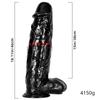 46cm Super Huge Dildo Fisiting Realistic Penis Adult Sex Toy Big Black Dick Anal Plug Masturbator BDSM Pegging Femdom