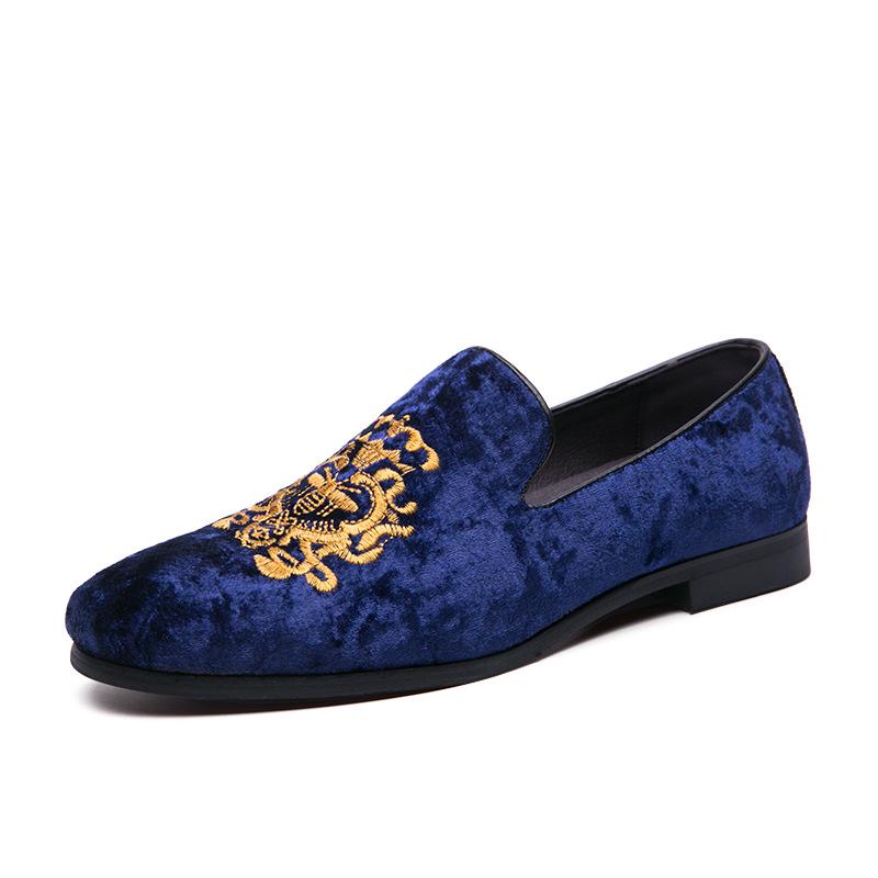 Men s Cross-Border Casual Leather Pointed Toe Loafers Matte Driving Shoes 47