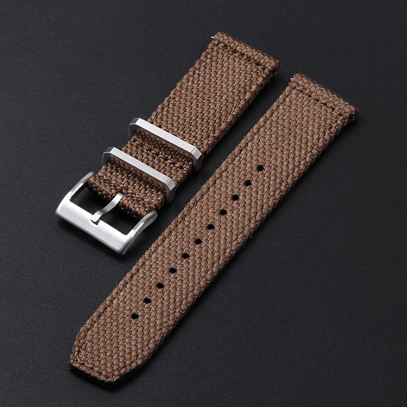 Nylon-Uhrenarmbänder 20mm 22mm für Seiko Armband für Herren Militärisch Lässig Armee Sport Armband Gürtel Schnellwechsel-Stifte Armband
