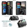 CaseMe Crossbody Wallet Case For Samsung Galaxy S26/S26+/S26 Ultra Zipper Wrise Multi-functional Flip PU Leather Card Holder Cover Protectives Skins