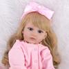 KEIUMI New Design Baby Reborn Girl Doll 24 Inch Soft Silicone Cloth Body Realistic Reborn Dolls Babies Bonecas Meninas