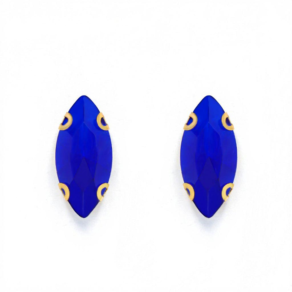 Customized Color Crystal Glass Sew-On Rhinestones Wedding Dresses Shoes Nails Accessories Loose Marquise