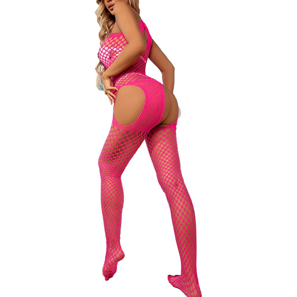 Women Lingerie Fishnet Body Stocking Dress Underwear Babydoll Sleepwear Bodysuit