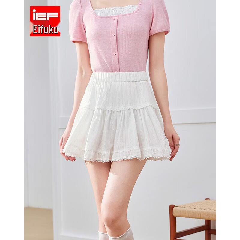 IEF 2026 Летняя Французская Сладкая А-силуэтная Юбка-полусолнце One Size