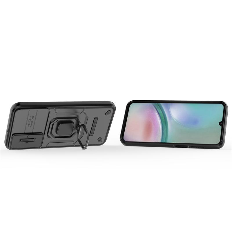 Für Samsung A15 Hülle Schiebekamera Schutz Armor Handyhülle Für Samsung Galaxy A15 A 15 4G SM-A155F Magnet Halter Ring Rückseite