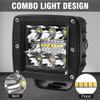 2Pcs Auto Led Light Bar 3Inch Work Light Amber White Strobe Led Pods Drl 12 24V For Jeep Tractors Boat 4X4 Truck Fog Lamp
