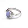 Chalcedony 925 Sterling silver Ring, Oval Gemstone Handamde Ring