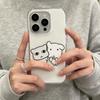 Kawaii Creative Cartoon Puppy Cat Phone Case For iPhone 17 Air 16 15 14 13 12 11 Pro Max 16e X XR XS 7 8 Plus Shockproof Cover