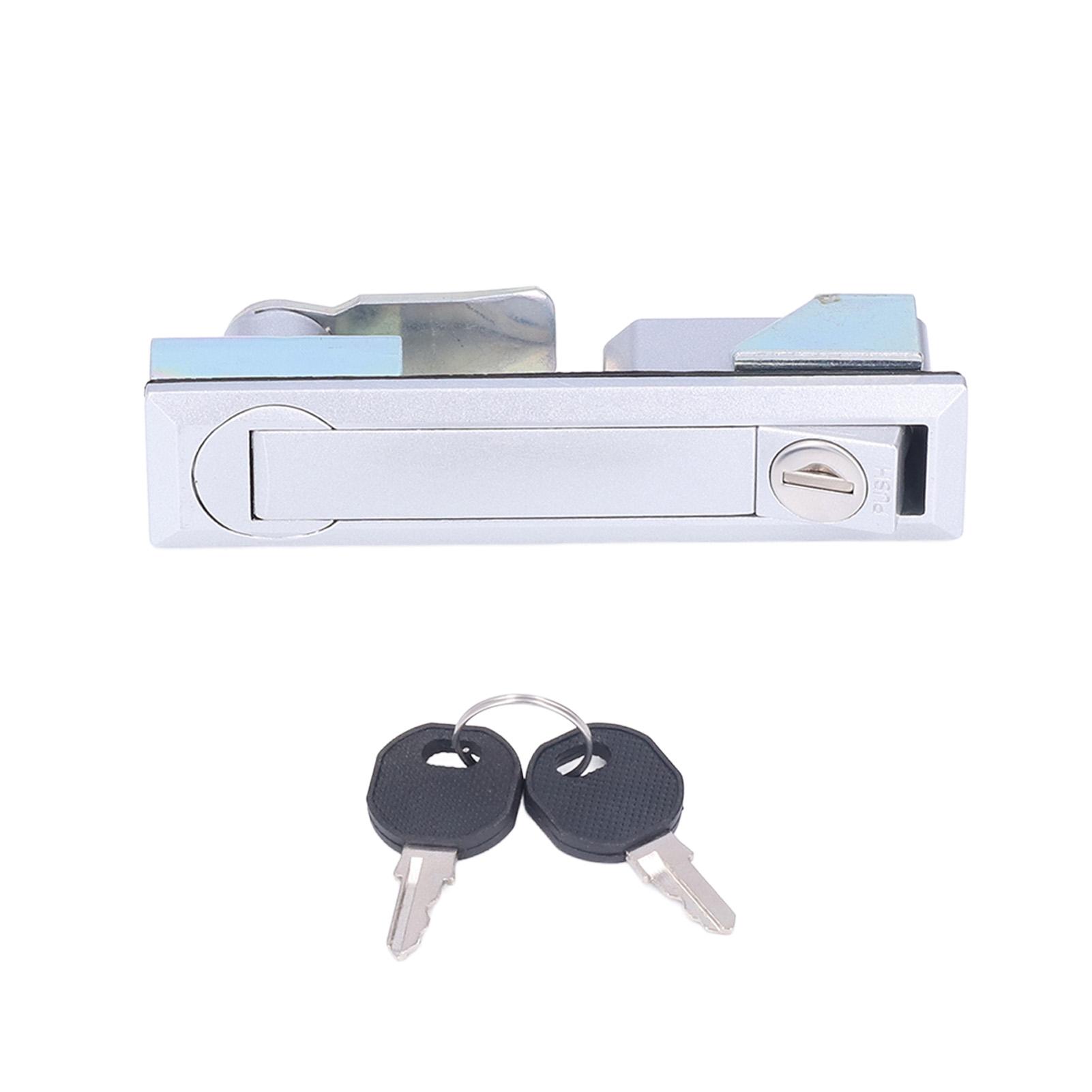 

Защелка ручки двери автодома с замком безопасности и 2 ключами, хромированный цинковый сплав для автодома, яхты