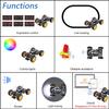 Freenove 4WD Car Kit for Raspberry Pi Pico with Arduino Dot Matrix Obstacle Line Light Colorful App (Sold Separately) (Compatible IDE), Display,