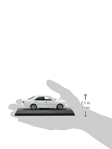 CARNEL 1/43 Scale Toyota Crown Royal Saloon G (JZS175) 2001 White Pearl Crystal Shine Finished Model